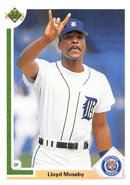 1991 Upper Deck Baseball #559 Lloyd Moseby  Detroit Tigers  Image 1
