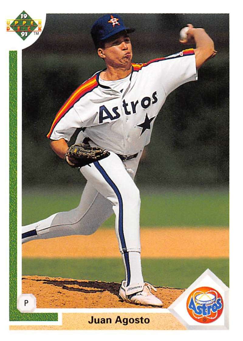 1991 Upper Deck Baseball #569 Juan Agosto Houston Astros Image 1