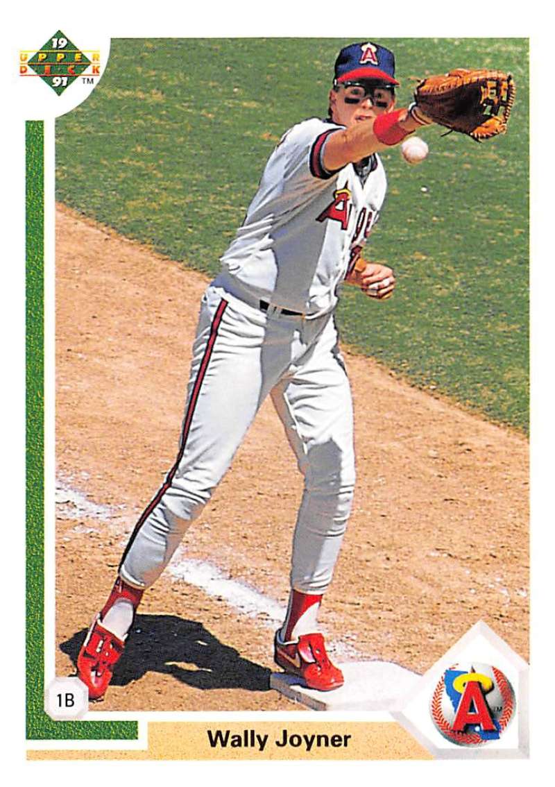1991 Upper Deck Baseball #575 Wally Joyner California Angels Image 1