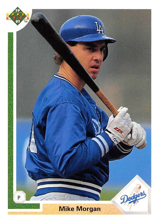 1991 Upper Deck Baseball #578 Mike Morgan  Los Angeles Dodgers  Image 1
