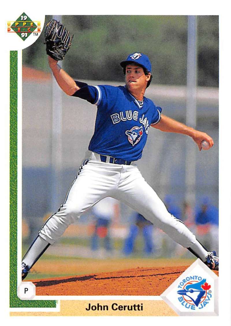 1991 Upper Deck Baseball #585 John Cerutti Toronto Blue Jays Image 1