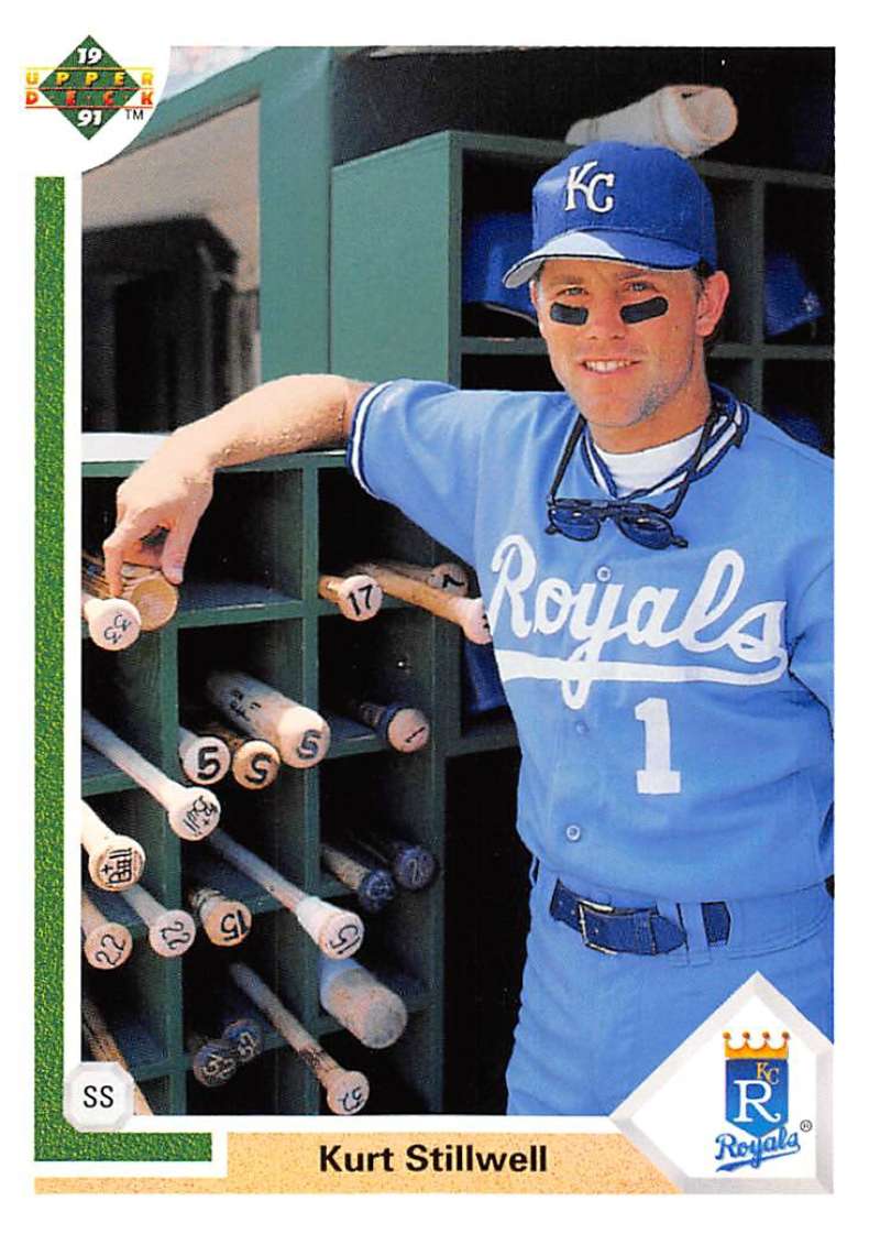 1991 Upper Deck Baseball #587 Kurt Stillwell Kansas City Royals Image 1
