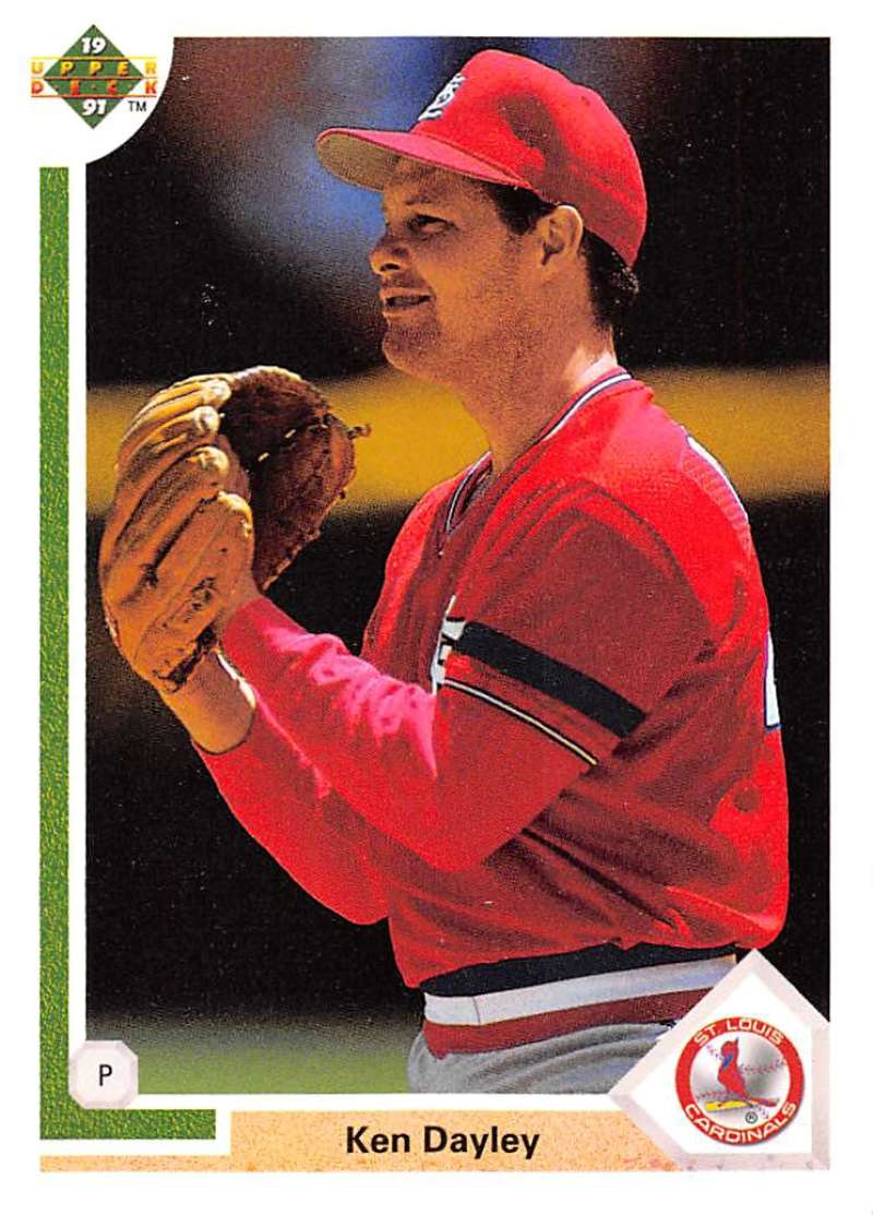 1991 Upper Deck Baseball #628 Ken Dayley St. Louis Cardinals Image 1