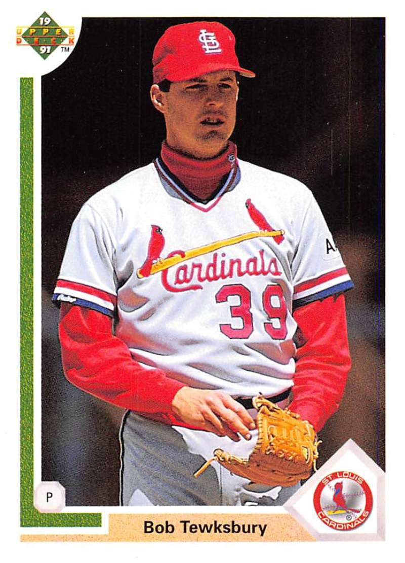 1991 Upper Deck Baseball #630 Bob Tewksbury St. Louis Cardinals Image 1