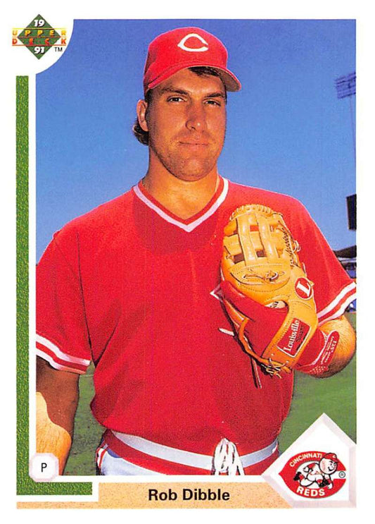 1991 Upper Deck Baseball #635 Rob Dibble  Cincinnati Reds  Image 1