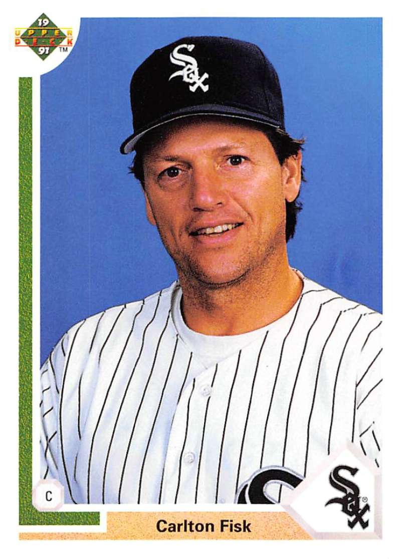1991 Upper Deck Baseball #643 Carlton Fisk Chicago White Sox Image 1