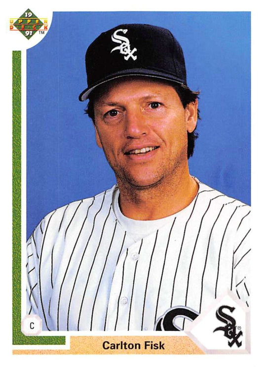 1991 Upper Deck Baseball #643 Carlton Fisk  Chicago White Sox  Image 1