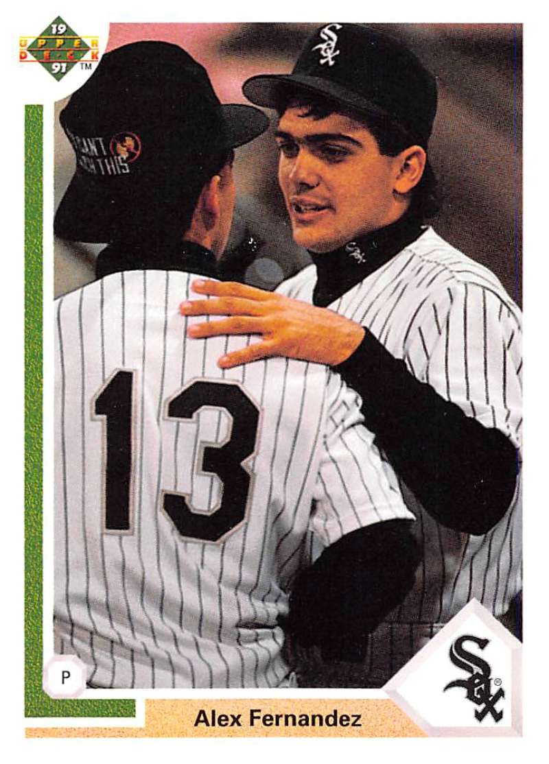 1991 Upper Deck Baseball #645 Alex Fernandez Chicago White Sox Image 1