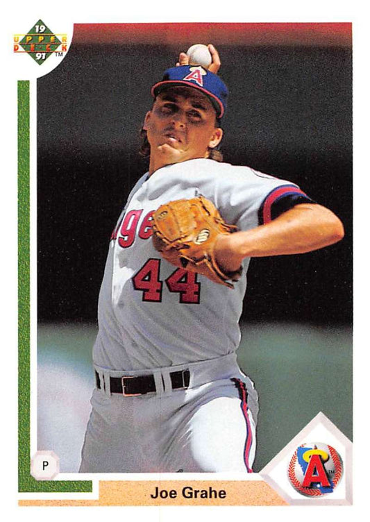 1991 Upper Deck Baseball #657 Joe Grahe  RC Rookie California Angels  Image 1