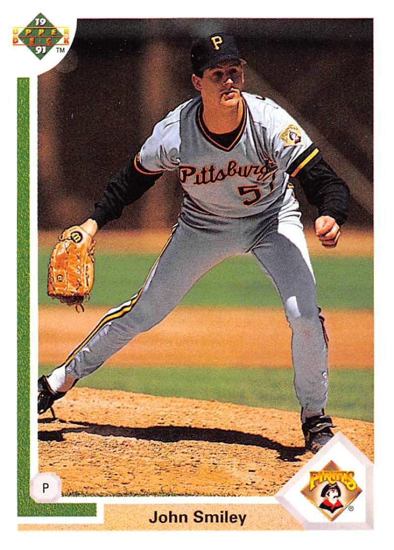 1991 Upper Deck Baseball #669 John Smiley Pittsburgh Pirates Image 1