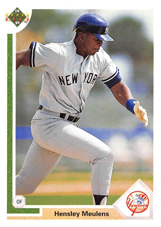 1991 Upper Deck Baseball #675 Hensley Meulens  New York Yankees  Image 1