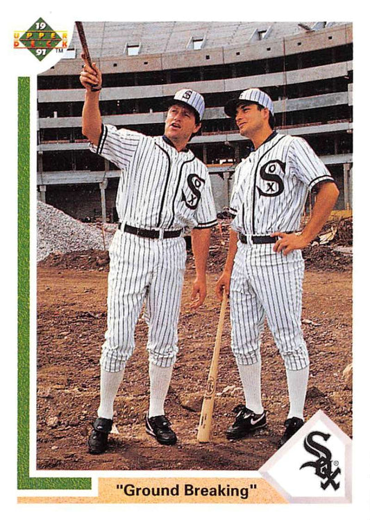 1991 Upper Deck Baseball #677 Carlton Fisk/Robin Ventura White Sox  Image 1