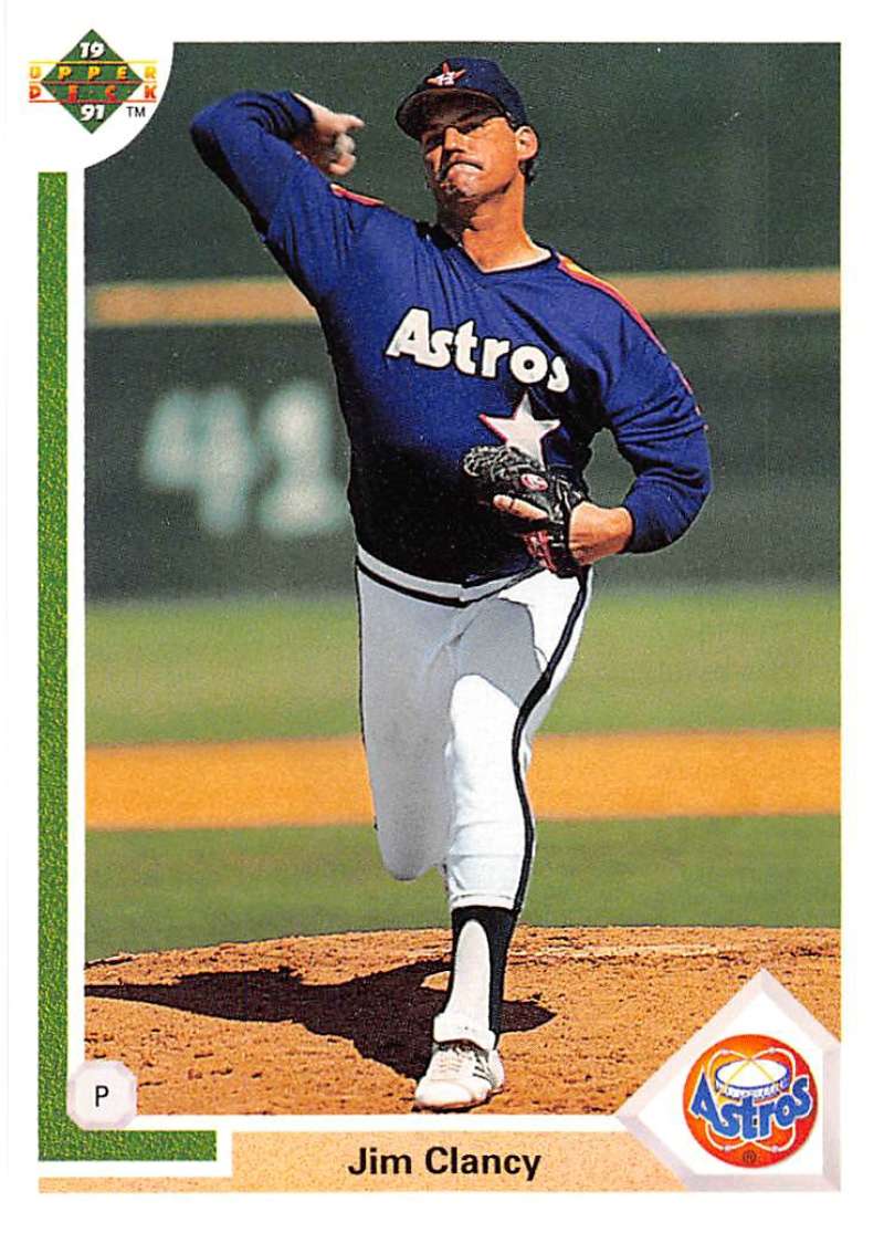 1991 Upper Deck Baseball #682 Jim Clancy Houston Astros Image 1