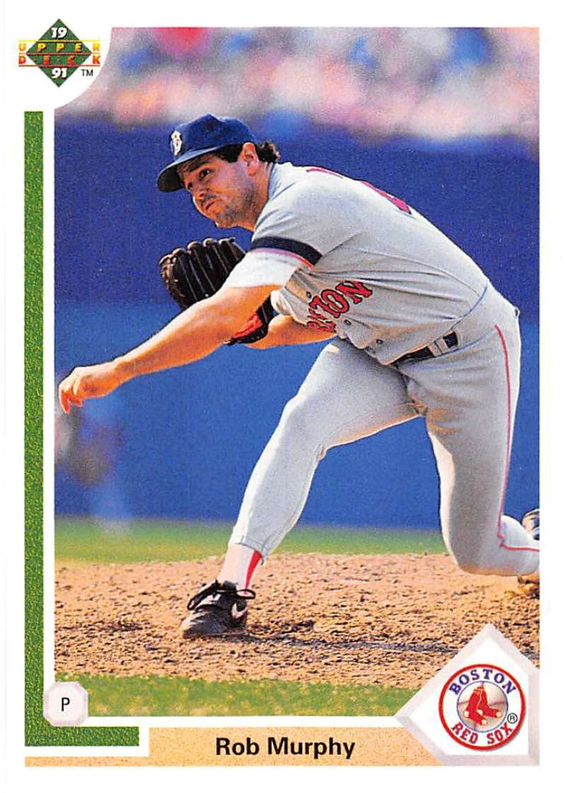 1991 Upper Deck Baseball #683 Rob Murphy Boston Red Sox Image 1