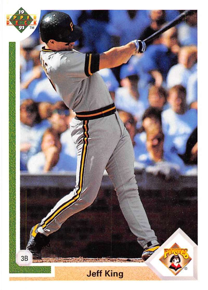 1991 Upper Deck Baseball #687 Jeff King Pittsburgh Pirates Image 1