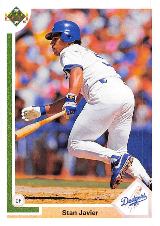 1991 Upper Deck Baseball #688 Stan Javier  Los Angeles Dodgers  Image 1