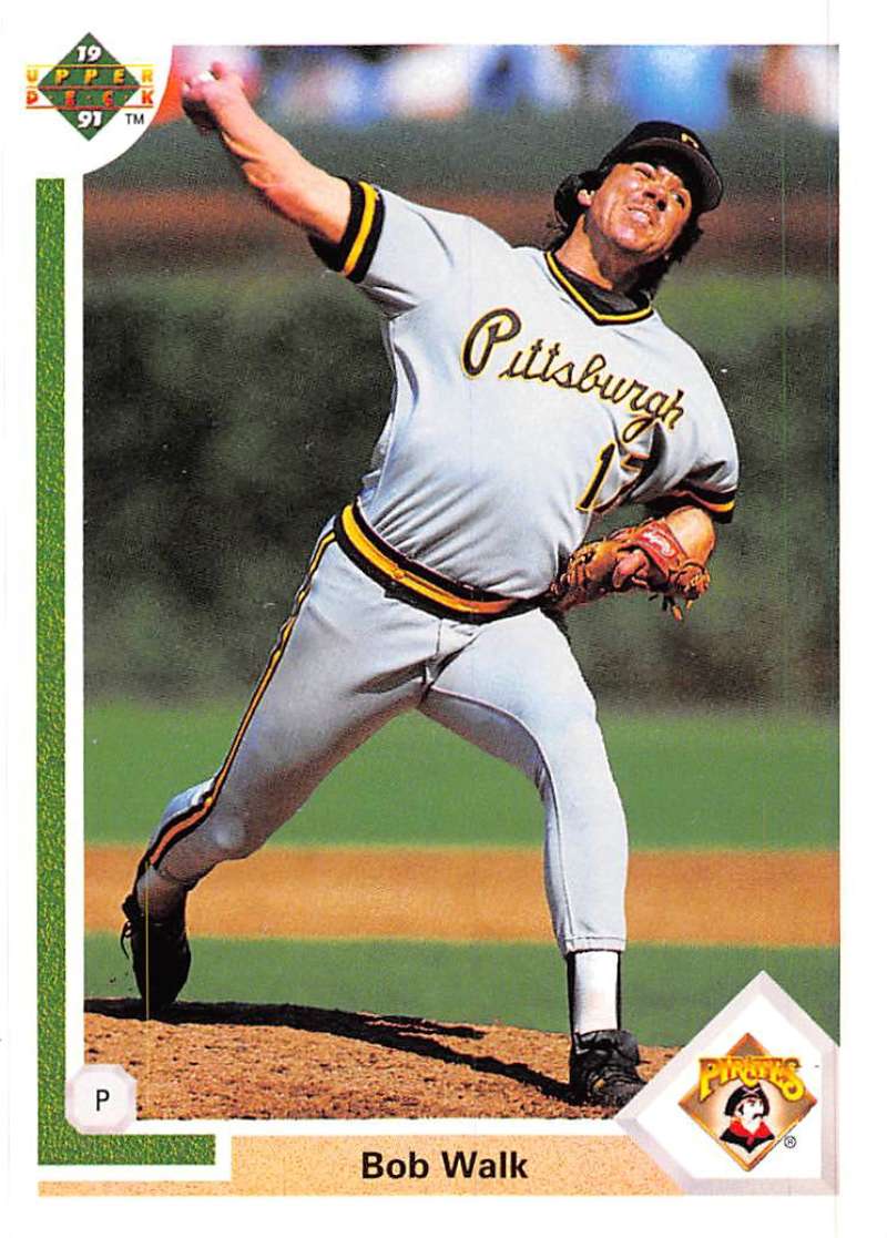 1991 Upper Deck Baseball #689 Bob Walk Pittsburgh Pirates Image 1
