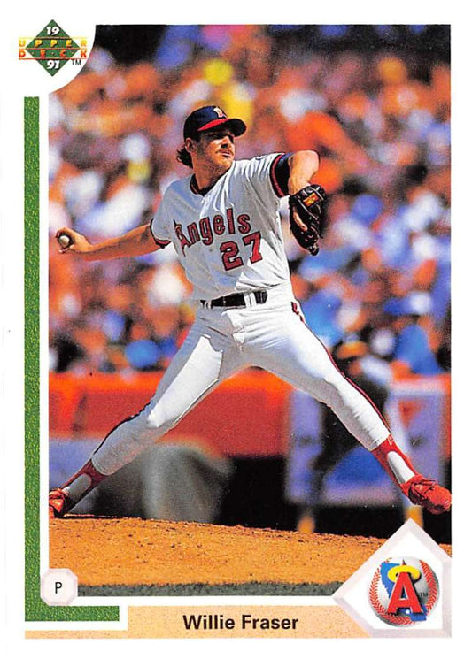 1991 Upper Deck Baseball #699 Willie Fraser  California Angels  Image 1