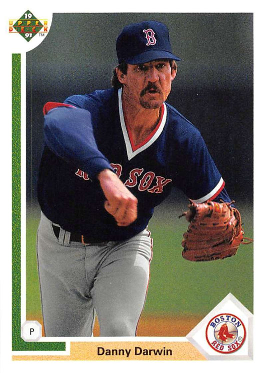 1991 Upper Deck Baseball #705 Danny Darwin  Boston Red Sox  Image 1