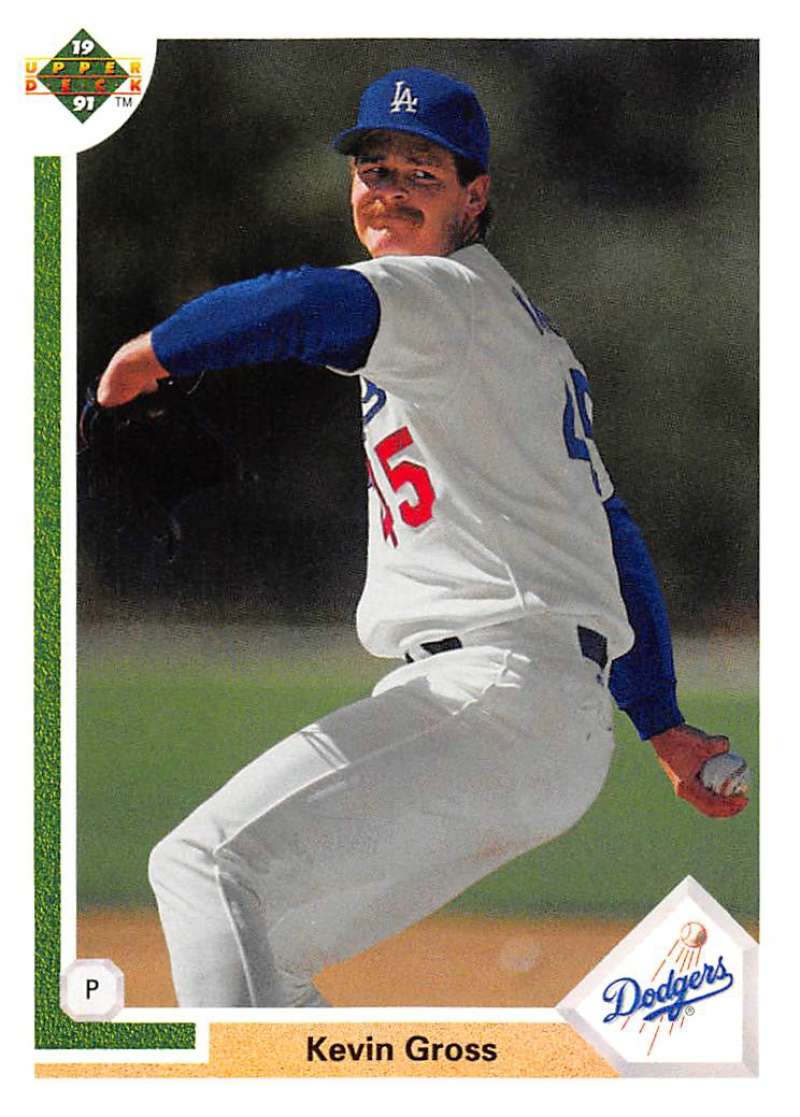 1991 Upper Deck Baseball #713 Kevin Gross Los Angeles Dodgers Image 1