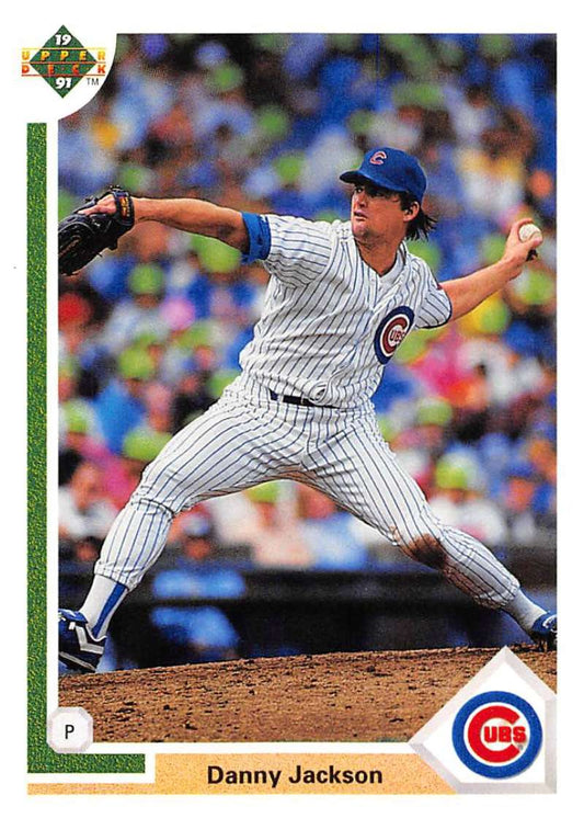 1991 Upper Deck Baseball #723 Danny Jackson  Chicago Cubs  Image 1