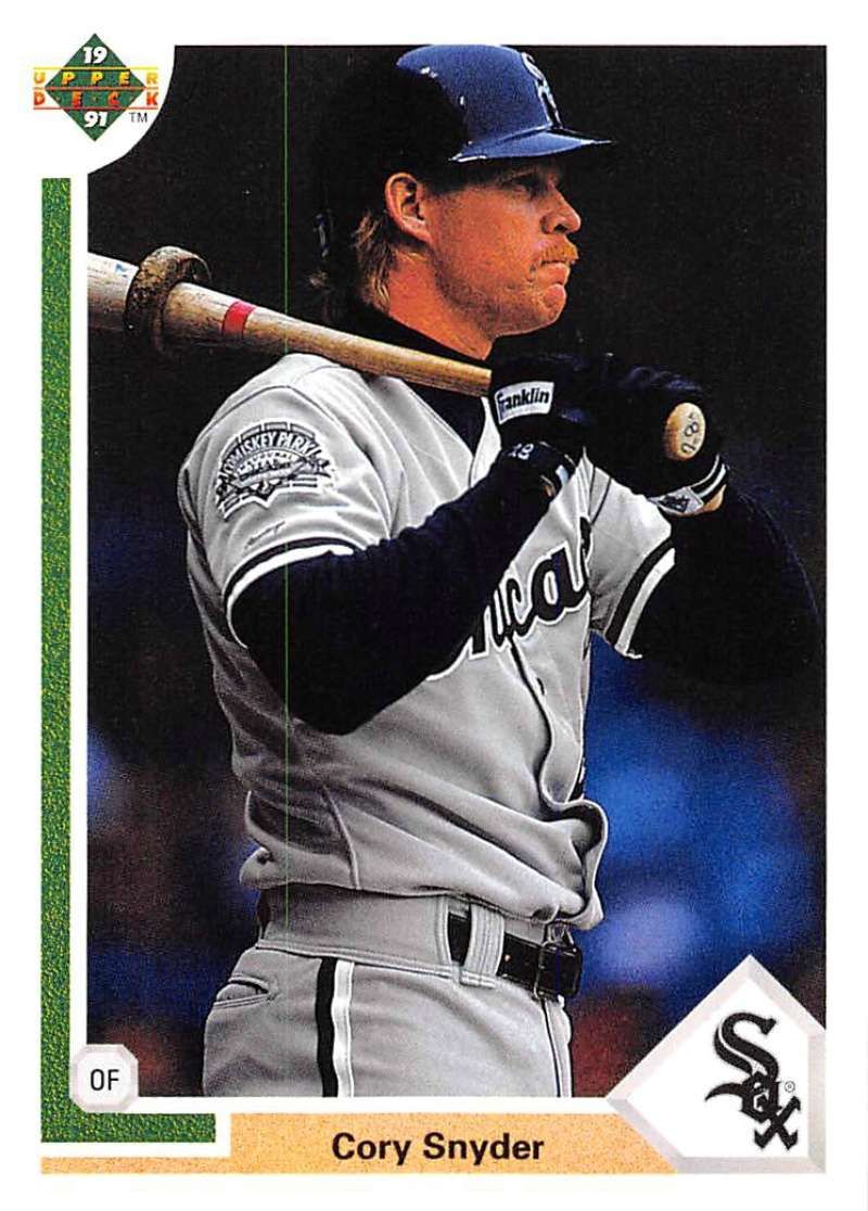 1991 Upper Deck Baseball #724 Cory Snyder Chicago White Sox Image 1
