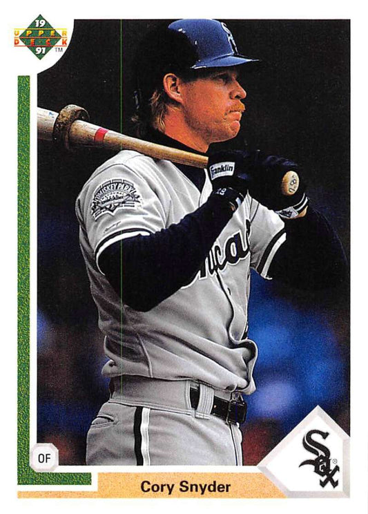 1991 Upper Deck Baseball #724 Cory Snyder  Chicago White Sox  Image 1