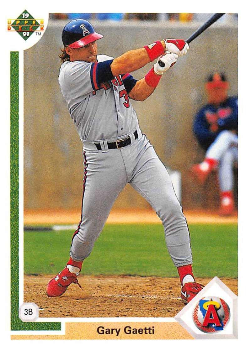 1991 Upper Deck Baseball #731 Gary Gaetti California Angels Image 1