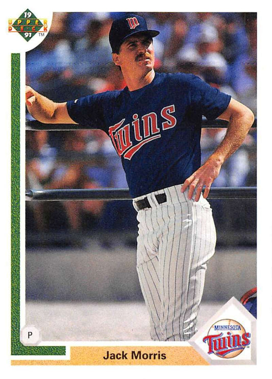 1991 Upper Deck Baseball #736 Jack Morris  Minnesota Twins  Image 1