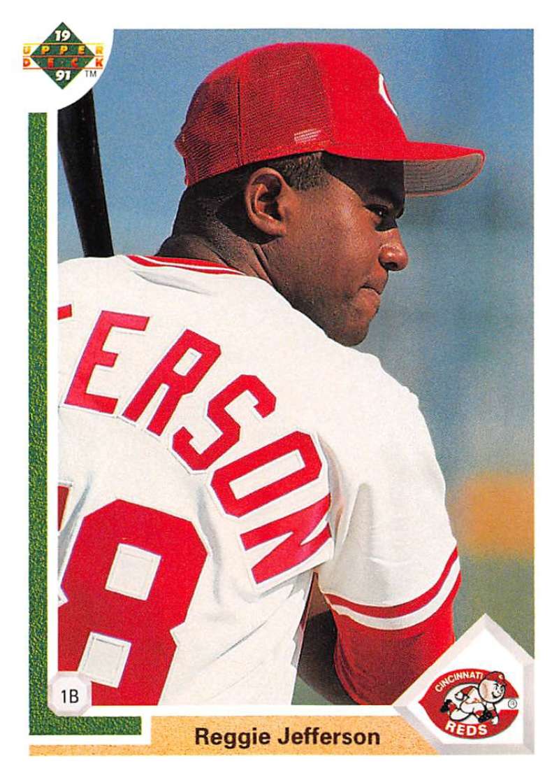1991 Upper Deck Baseball #746 Reggie Jefferson Cincinnati Reds Image 1