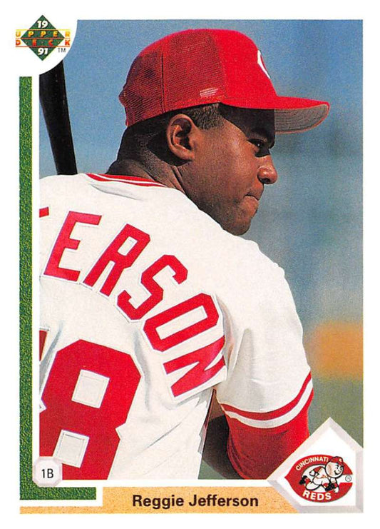 1991 Upper Deck Baseball #746 Reggie Jefferson  Cincinnati Reds  Image 1