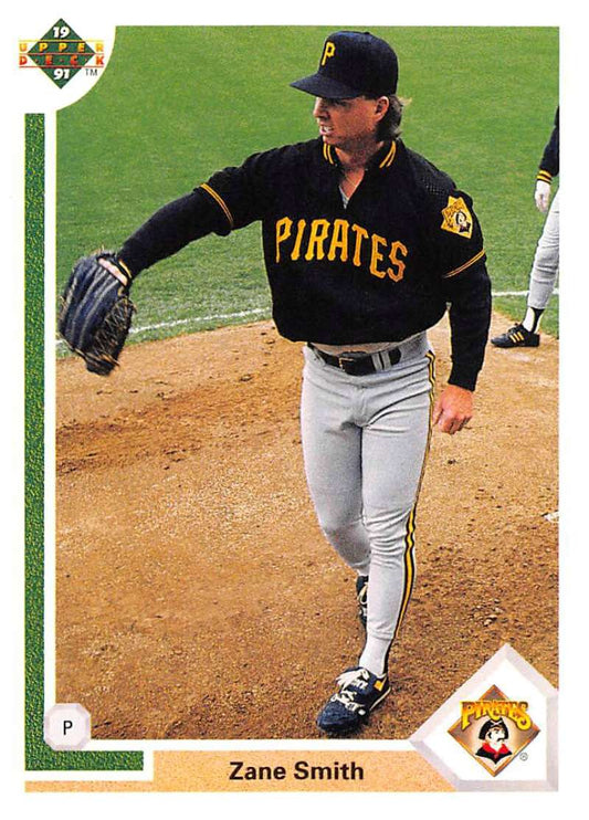 1991 Upper Deck Baseball #759 Zane Smith  Pittsburgh Pirates  Image 1