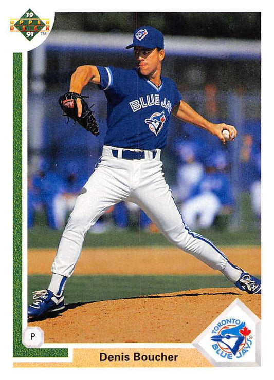 1991 Upper Deck Baseball #761 Denis Boucher  RC Rookie Toronto Blue Jays  Image 1