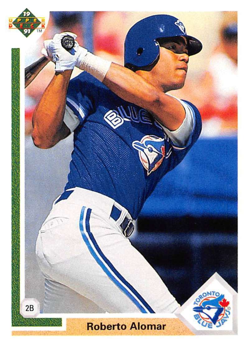 1991 Upper Deck Baseball #763 Roberto Alomar Toronto Blue Jays Image 1