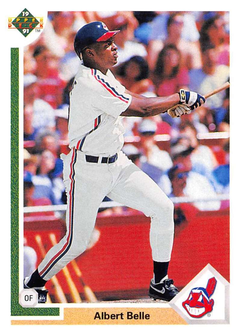 1991 Upper Deck Baseball #764 Albert Belle Cleveland Indians Image 1