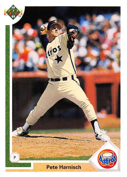 1991 Upper Deck Baseball #772 Pete Harnisch  Houston Astros  Image 1