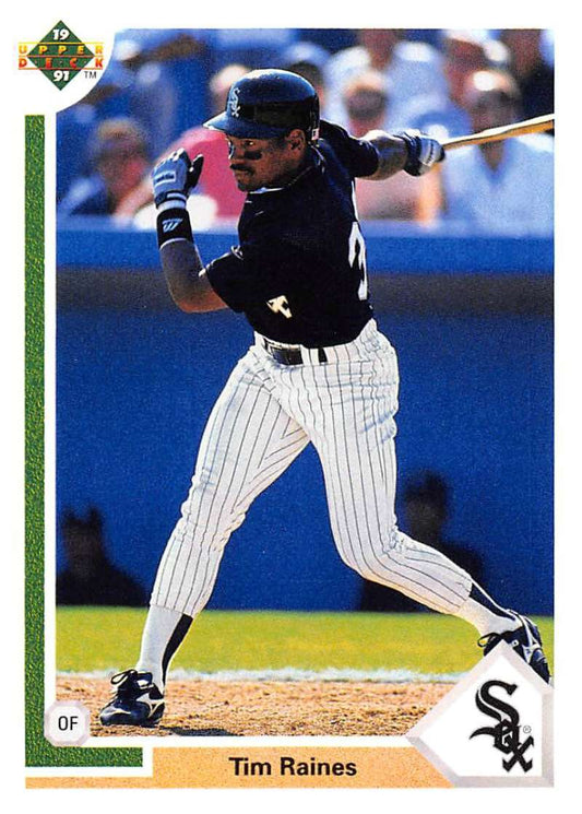 1991 Upper Deck Baseball #773 Tim Raines  Chicago White Sox  Image 1
