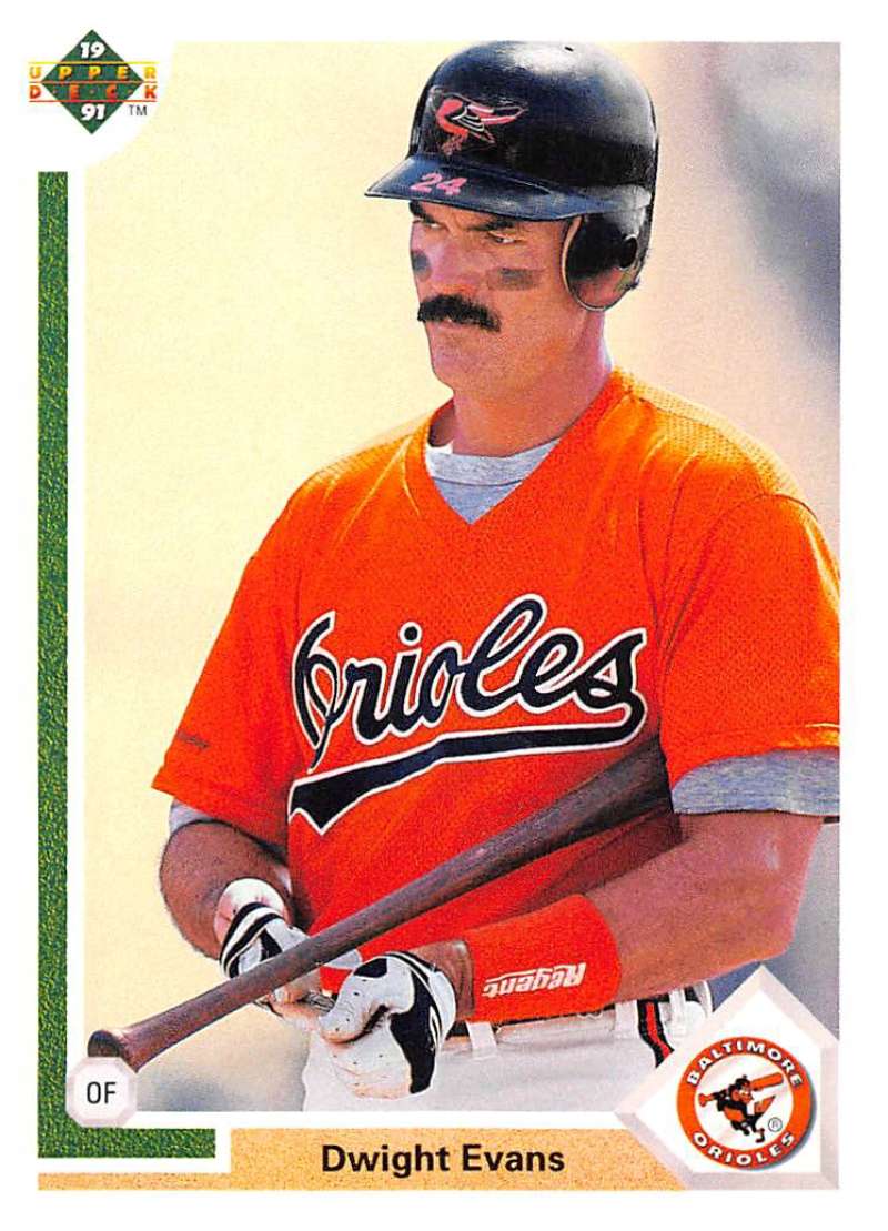 1991 Upper Deck Baseball #776 Dwight Evans Baltimore Orioles Image 1