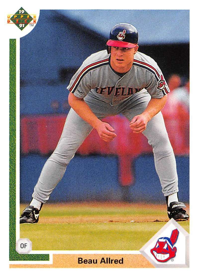 1991 Upper Deck Baseball #784 Beau Allred Cleveland Indians Image 1