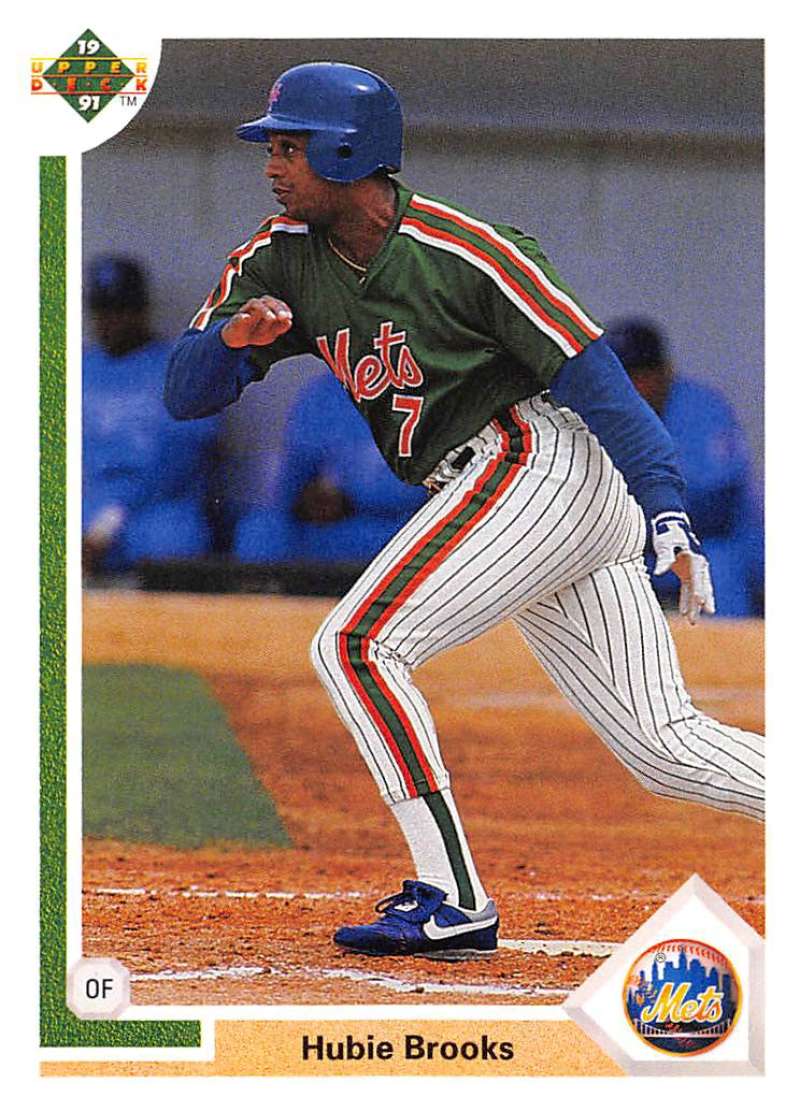 1991 Upper Deck Baseball #787 Hubie Brooks New York Mets Image 1