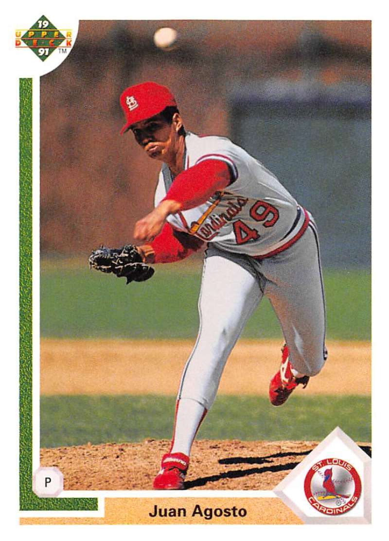 1991 Upper Deck Baseball #788 Juan Agosto St. Louis Cardinals Image 1