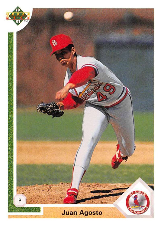 1991 Upper Deck Baseball #788 Juan Agosto  St. Louis Cardinals  Image 1