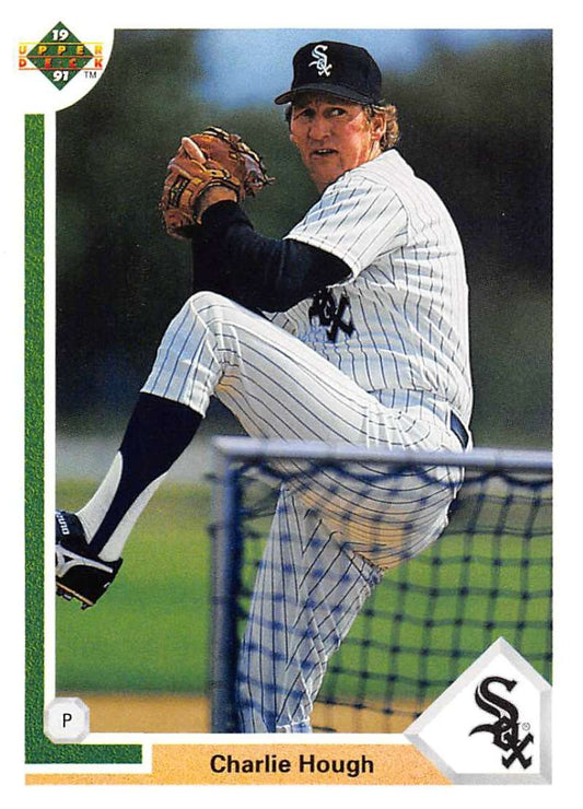 1991 Upper Deck Baseball #792 Charlie Hough  Chicago White Sox  Image 1
