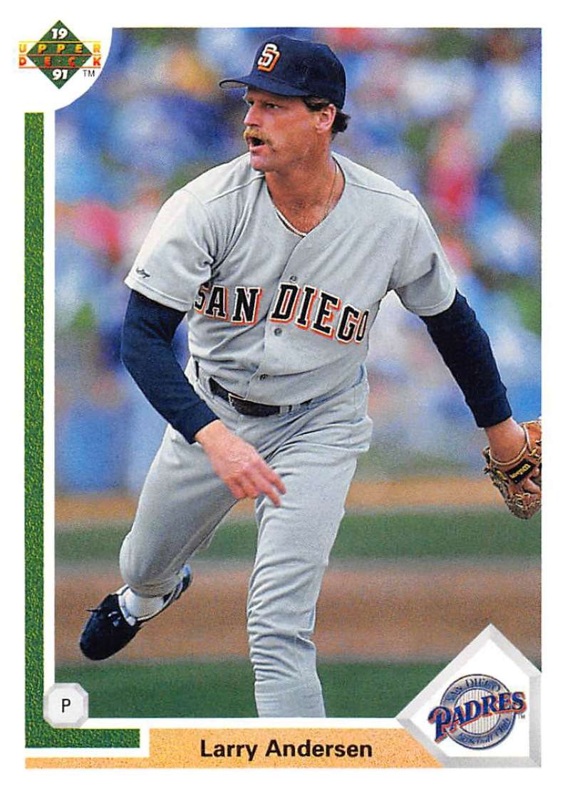 1991 Upper Deck Baseball #793 Larry Andersen San Diego Padres Image 1
