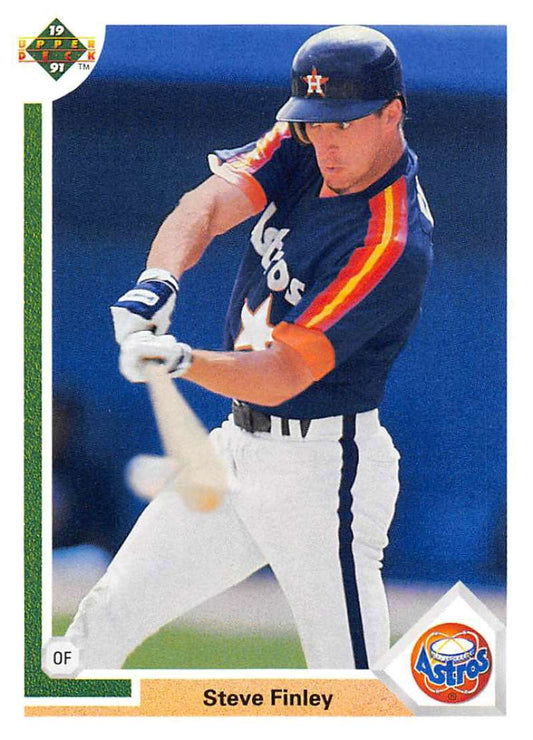 1991 Upper Deck Baseball #794 Steve Finley  Houston Astros  Image 1