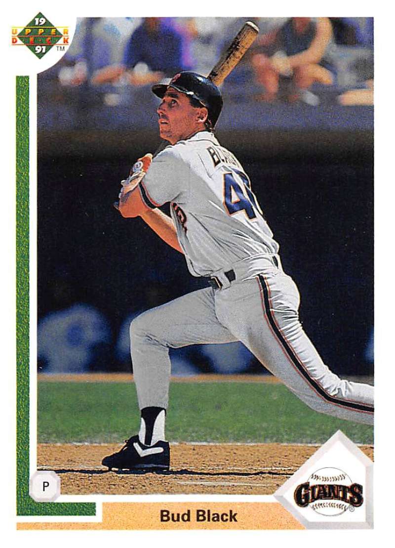 1991 Upper Deck Baseball #799 Bud Black San Francisco Giants Image 1