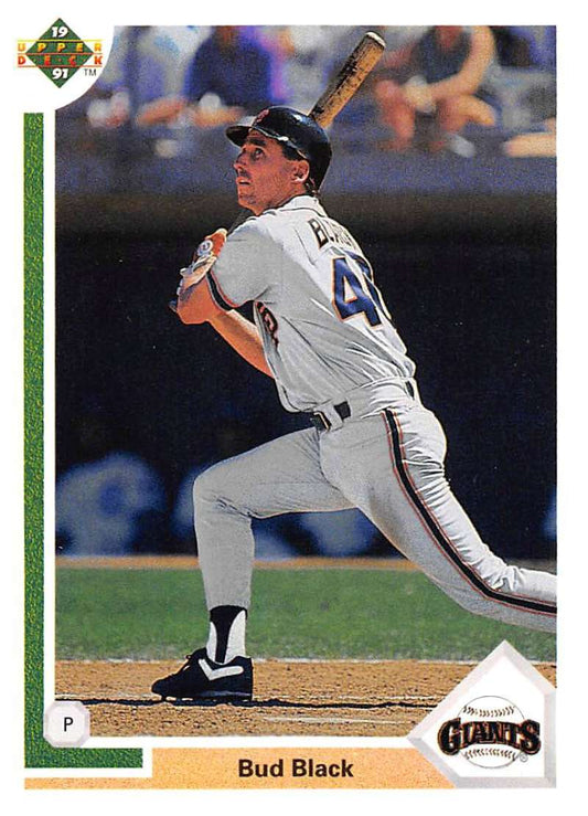 1991 Upper Deck Baseball #799 Bud Black  San Francisco Giants  Image 1