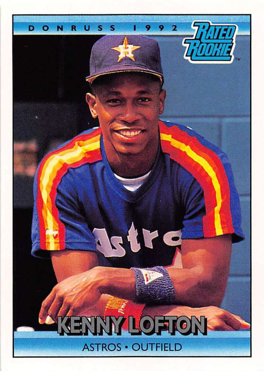 1992 Donruss Baseball #5 Kenny Lofton RR  Houston Astros  Image 1