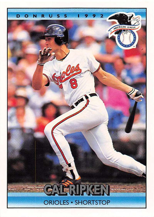 1992 Donruss Baseball #22 Cal Ripken Jr. AS  Baltimore Orioles  Image 1