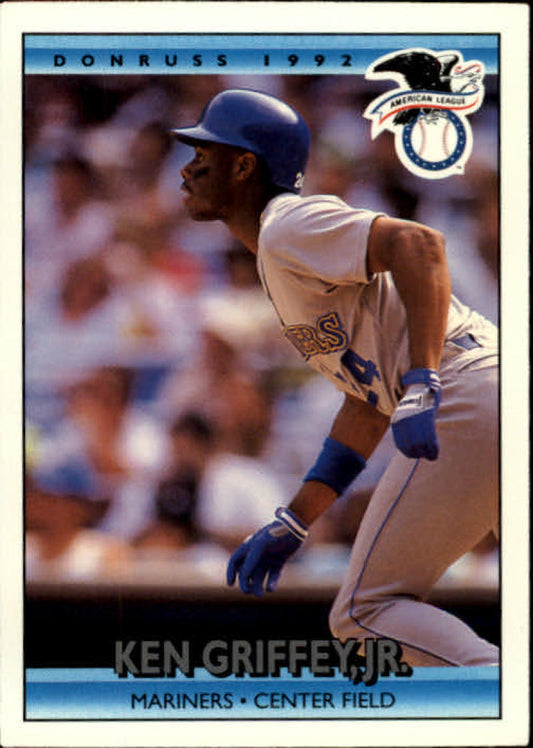 1992 Donruss Baseball #24 Ken Griffey Jr. AS  Seattle Mariners  Image 1
